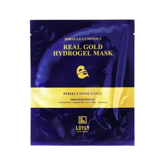 Hydrogel Mascarilla Luminous Real Gold – Hidratación y Vitalidad Loyly c/u